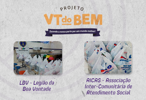 Doações para LBV e AICAS – VT DO BEM