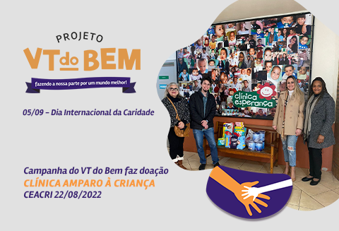 Clínica Amparo à Criança (CEACRI) – VT do Bem